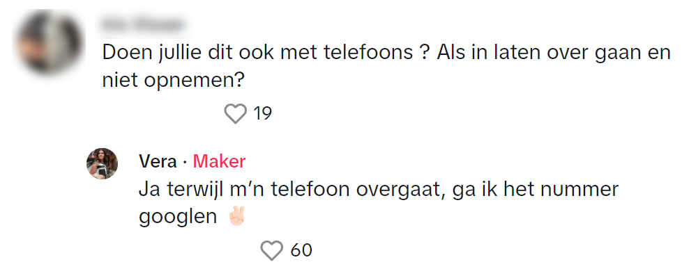 Vera vertikt deur open te doen wanneer er wordt aangebeld en dít is waarom 