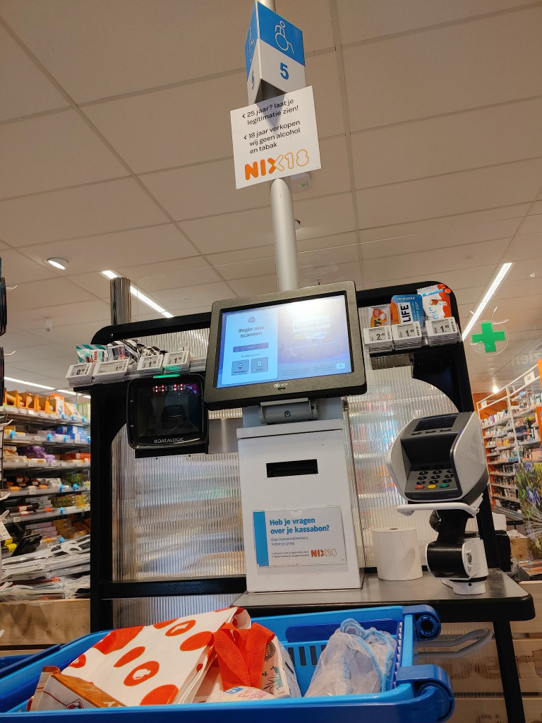 Albert Heijn zelfscankassa