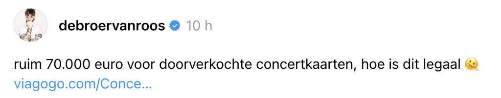 concertkaartje