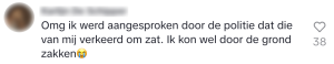 Bij de politie moet je vooral je helm, uhh hoofd koel houden: "omg ik werd aangesproken door de politie dat die van mij verkeerd om zat. ik kon wel door de grond zakken"