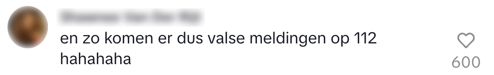 brandweerman Timo speelt met vuur (figuurlijk dan). "en zo komen er dus valse meldingen op 112 hahahaha"