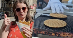 kaaswafel zonder