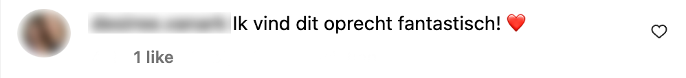 Dit moet eigenlijk worden opgepakt in de NS-trei- uhh training: "ik vind fit oprecht fantastisch!"