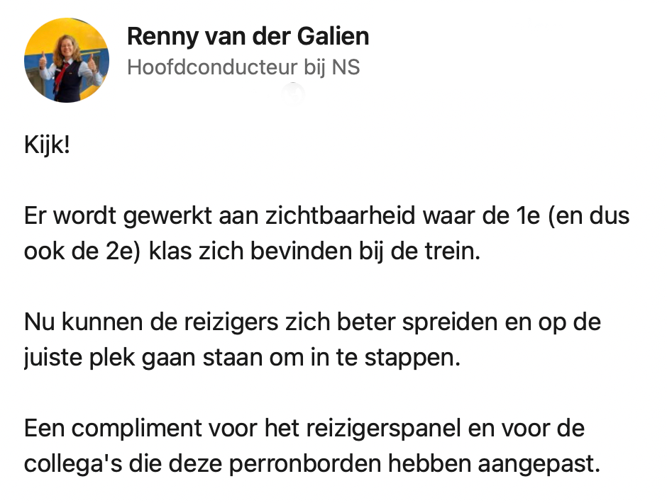 NS openbaar vervoer