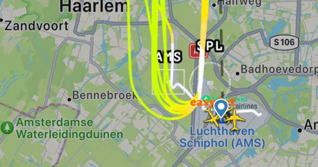 vliegtuig route Flightradar