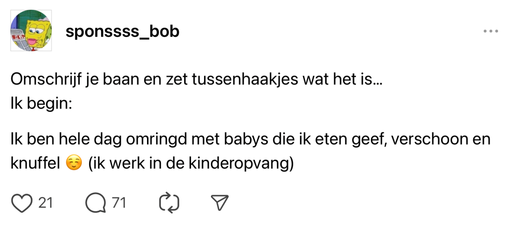 beroep nederlanders