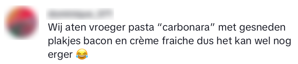 pasta carbonara De Slimste Mens