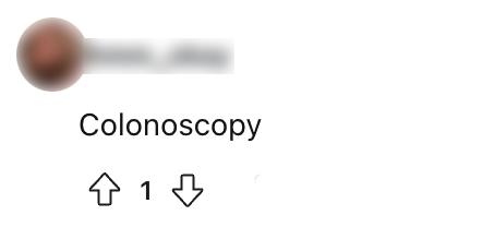 Jong geleerd, oud gedaan. "colonoscopy"