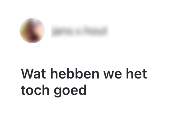 Die vakantie naar het Hof van Saksen is natuurlijk het toppunt van luxe. "wat hebben we het toch goed"