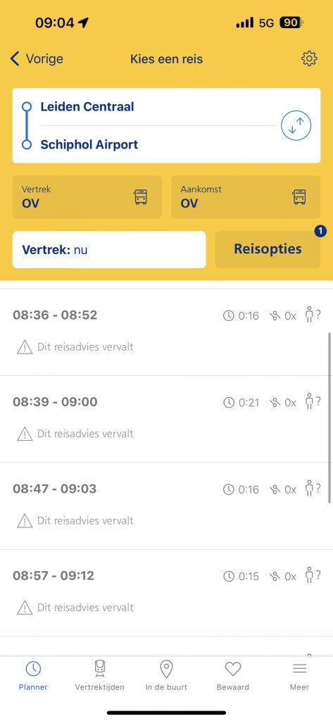 NS staking openbaar vervoer