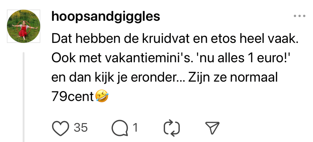 Kruidvat aanbieding 