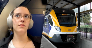 vogel trein foto