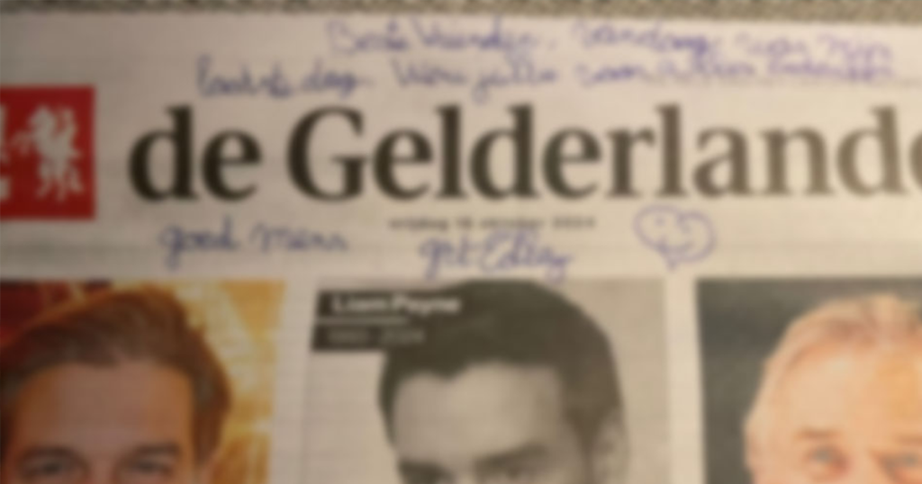 De Gelderlander krant bezorger