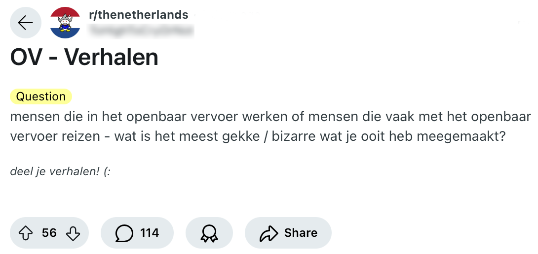 openbaar vervoer