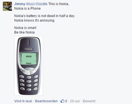 Nokiareactie