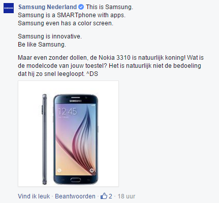 samsungreactie