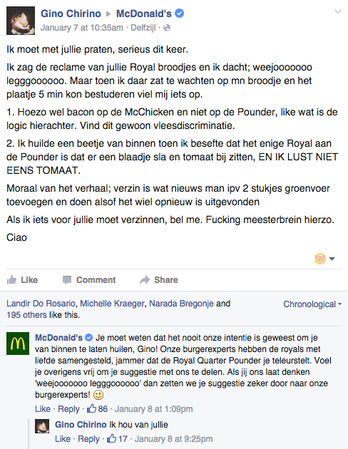 reactie_mcdonalds_onelove