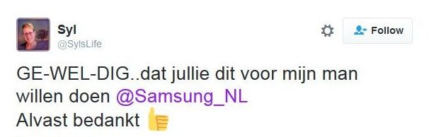 goede daad Samsung 2